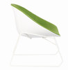 Half Upholstered Wholesale Comfortable Modern Swivel Leisure Chair