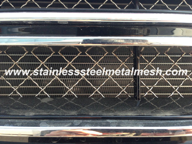 Stainless Steel Crimped Mesh Used For Car Front Grill