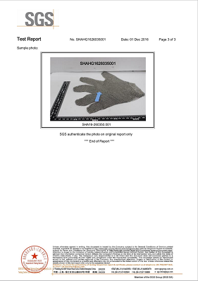 5301 Ring Mesh Gloves with Silicone Rubber Strap Full Hand Protection