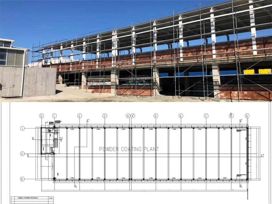 Customer's Given Plant Drawings