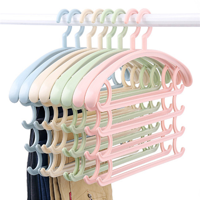 Good Quality Experienced Factory Trouser Rack Plastic Clothes Hanger Rack