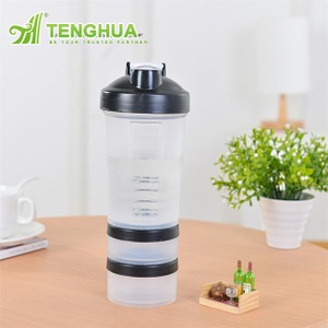 New Style Handheld Plastic Bottles Custom Water Shaker Bottle