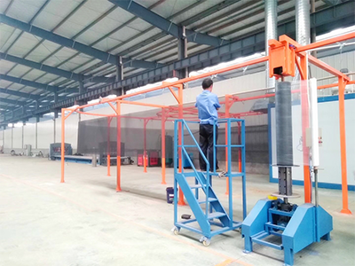 Stainless Steel Mesh Powder Coating Line