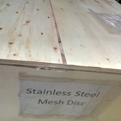 Stainless Steel Mesh Disc Order Finished 