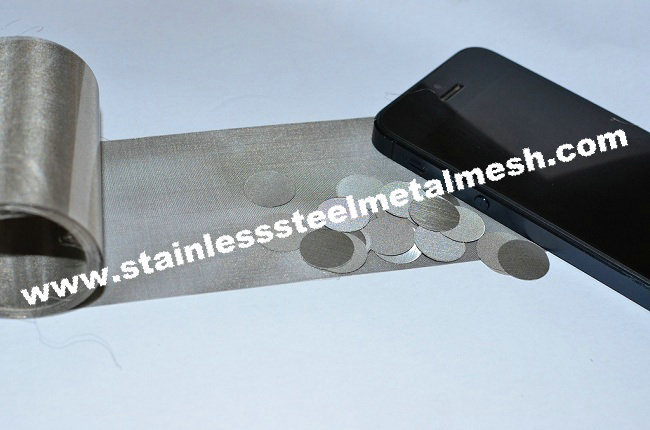 Calendered Stainless Steel Mesh Used for Earphone