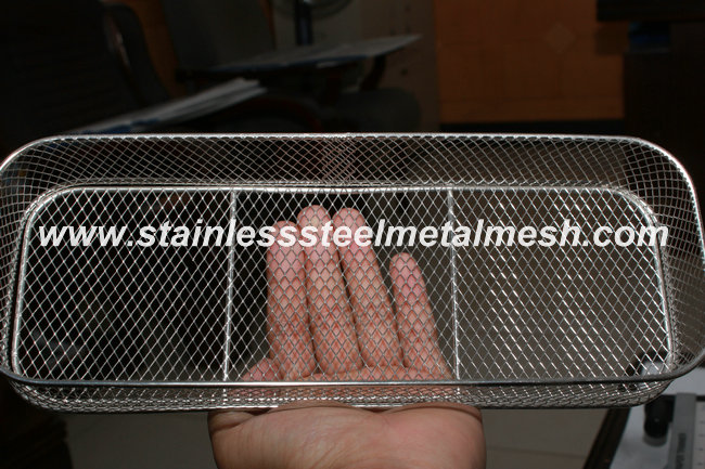 Filter Basket Made of Expaned Metal Mesh