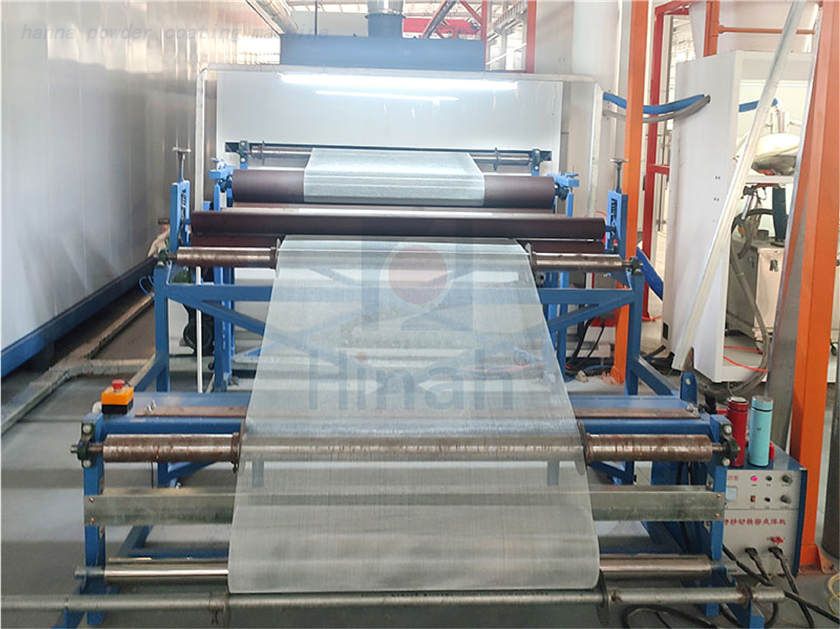 Metal Wire Mesh Powder Coating Line