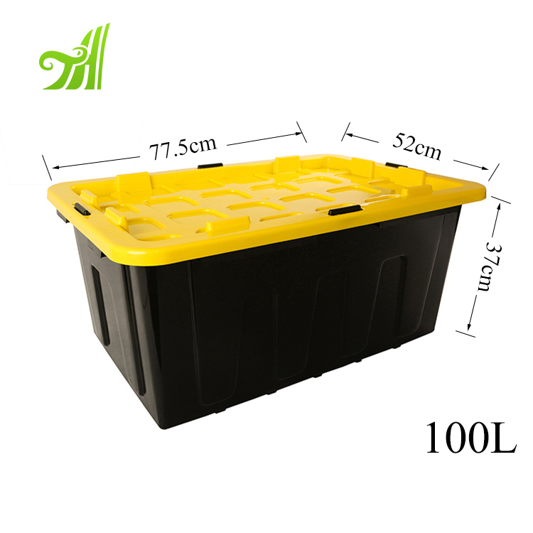 Factory Wholesale 100L Best Selling Plastic Outlet Storage Box
