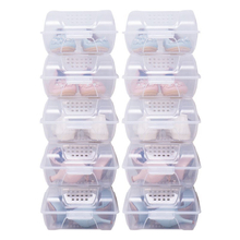 Factory Supply Transparent Thicken Free Combination Shoe Storage Box