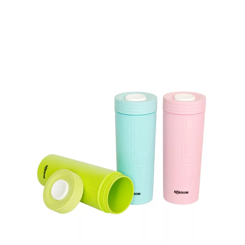 Travel Straw Fiber Environmentally Degradable BPA FREE Water Bottle with Lid 