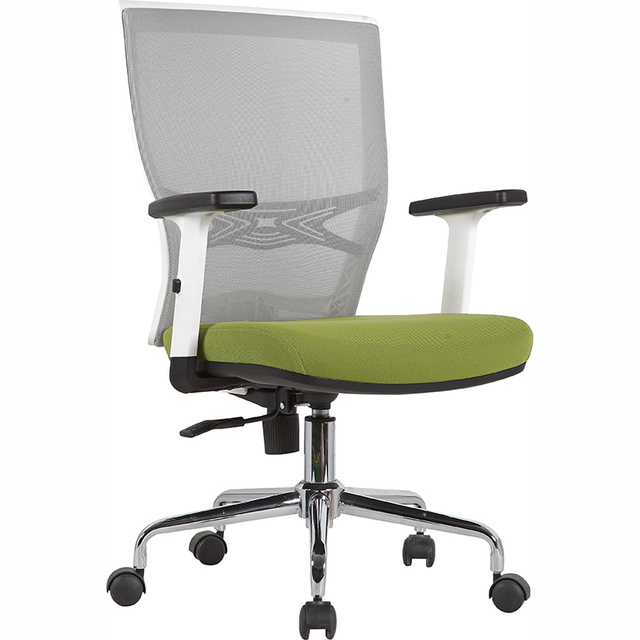 KB-8927 Custom Colorful Moving Office Executive Armchair white back frame Mesh Chair