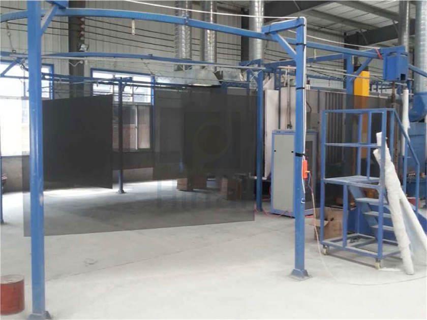 wire mesh powder coating line - (12)