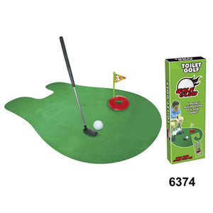 Best Selling Interesting Golf Game Toilet Golf Mini Golf Game Indoor