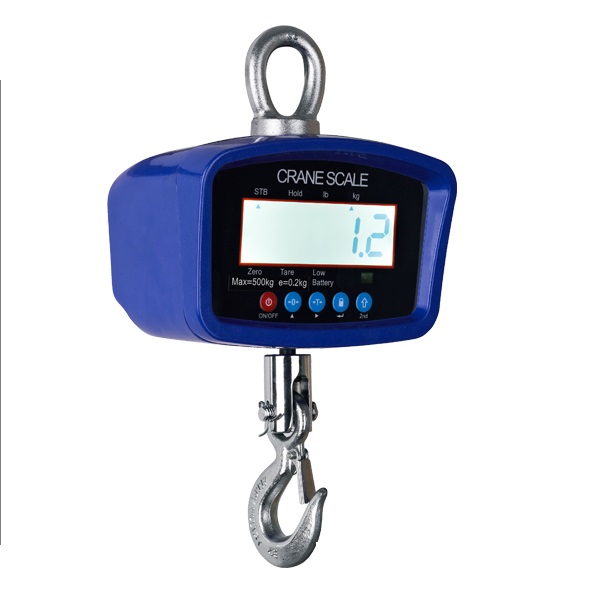 Heavy-Duty hanging scale, blue