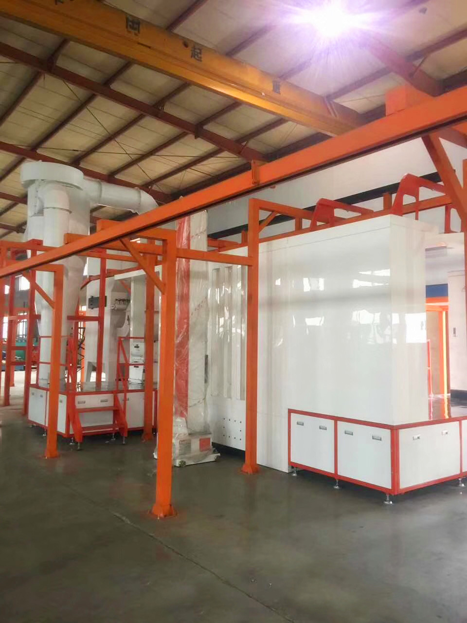 powder coating line