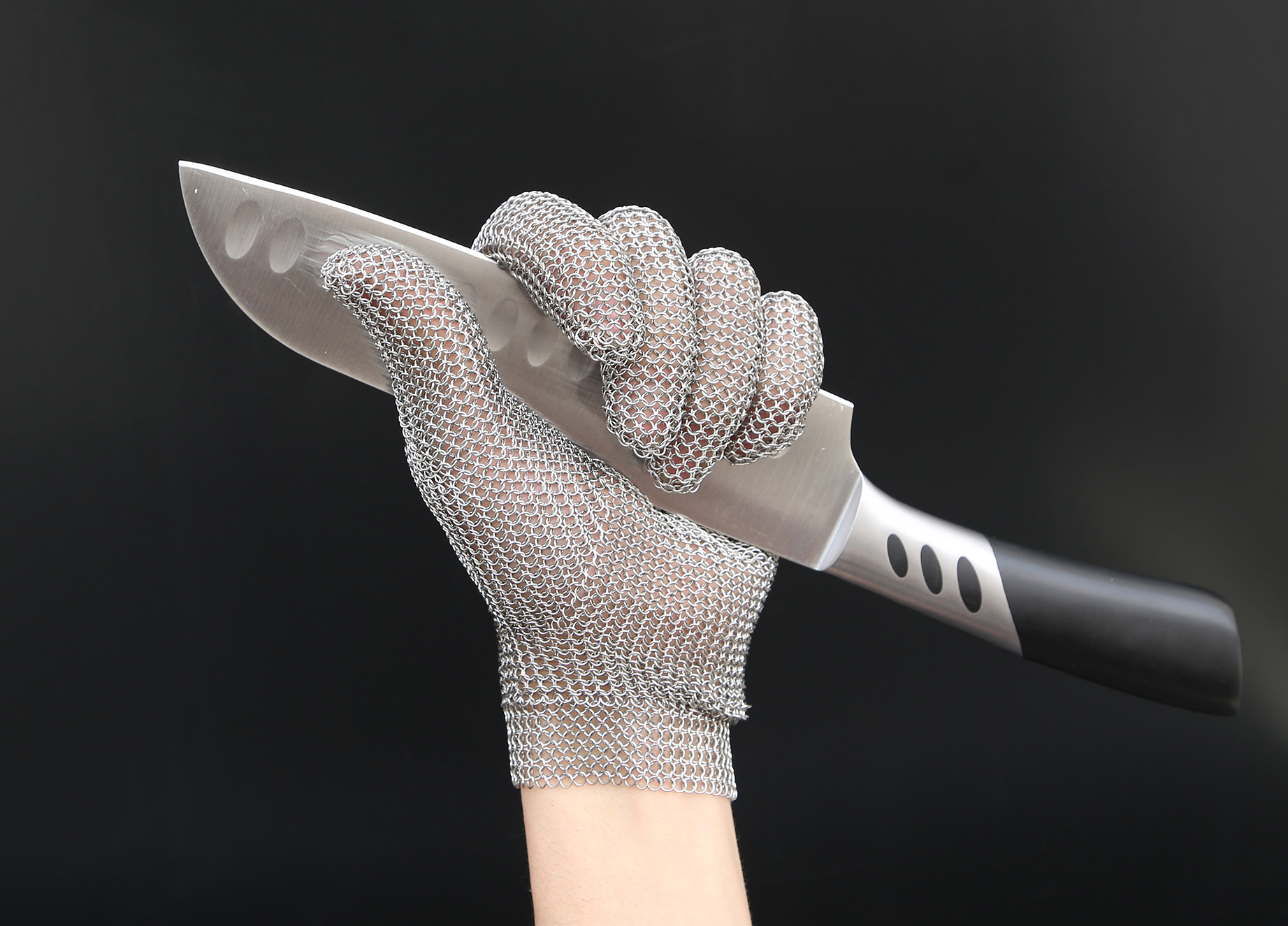 Standard size of the cut resistant metal mesh gloves