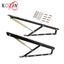 Gas piston for bed mechanism