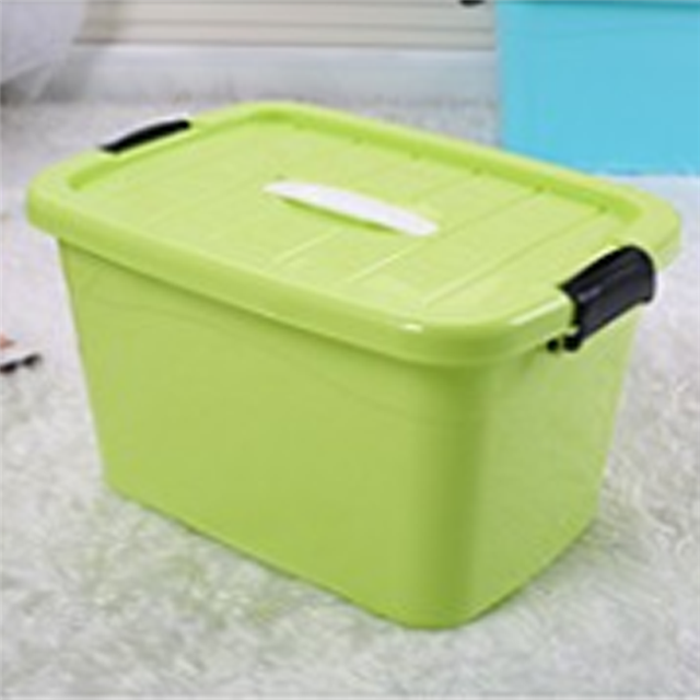 2018 New Wholesale Promotional High Quality Plastic Storage Box With Lid Clothes Plastic Storage Box