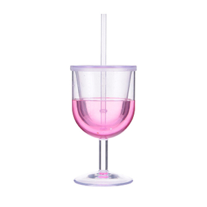 New Products Plastic Cocktail Cup, Double Wall Plastic Beer Cup, Plastic Drinking Cup