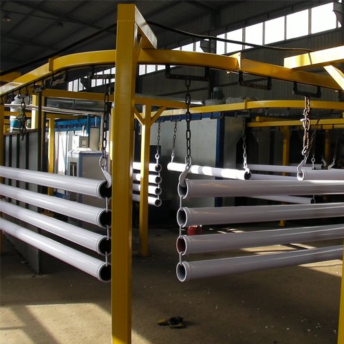 Steel Pipe Inner and Outside Powder Coating Line