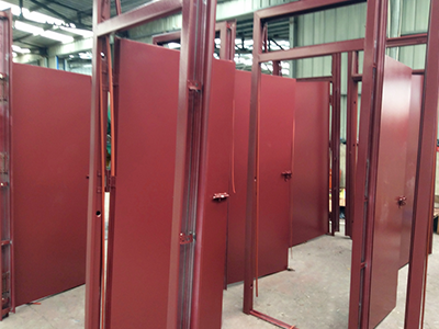 Metal Door Powder Coating Line