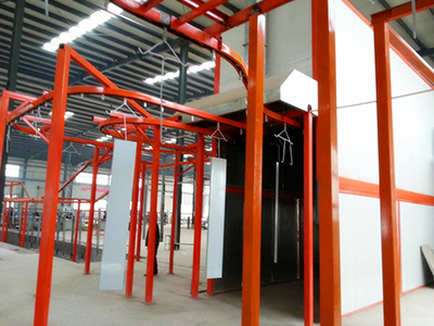 Metal Door Powder Coating Line