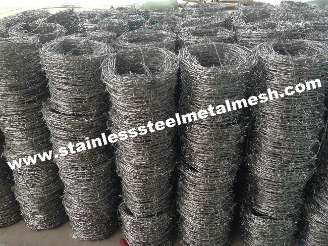 Stainless Steel Barbed Wire Used For Prison