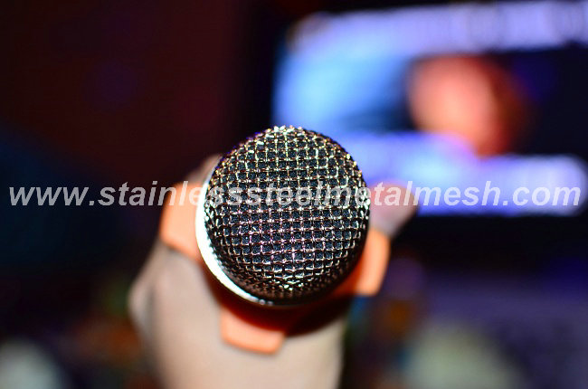 Stainless Steel Crimped Mesh For Microphone Cover