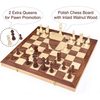 Hot sell 15 inch folding wooden chess set international chess game chess board game