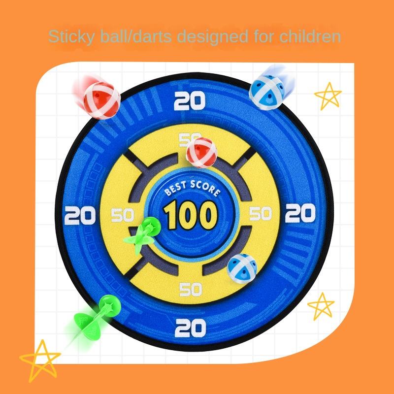 Children's Sticky Ball Dart Plate Indoor Outdoor Throwing Sports Parent-child Interaction Toys Touch High Jump Promotion Toys