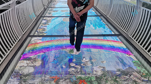 شاشة LED أرضية