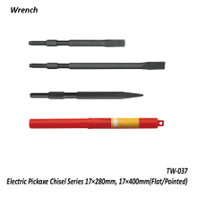 TW-037 Electric Pickaxe Chisel Series 17×280mm, 17×400mm(Flat/Pointed)