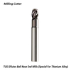 TUS-5Flutes Ball Nose End Mills (Special For Titanium Alloy)
