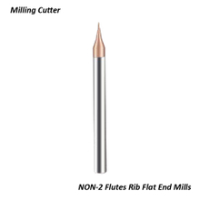 NON-2 Flutes Rib Flat End Mills