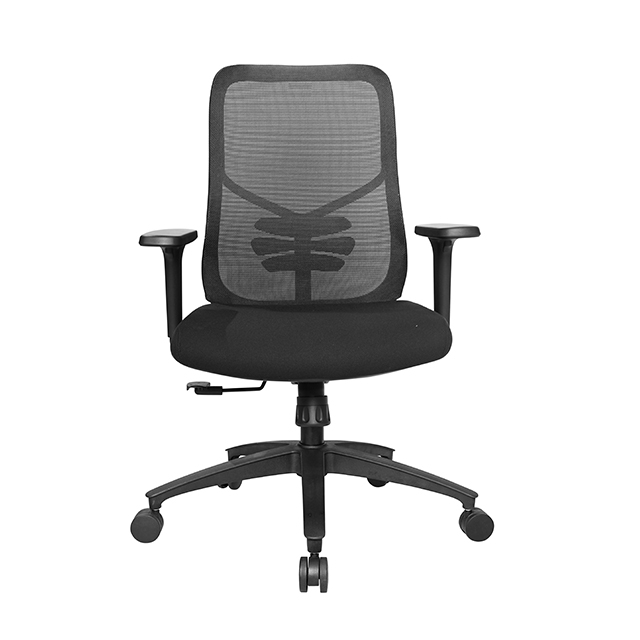 KB-8961B-BK New Design fitting waist office mesh chair 