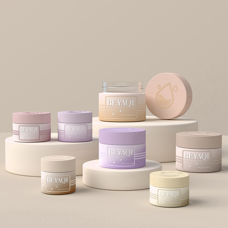Imballaggio per la cura della pelle Nuovo arrivo 30 ml 100 ml Vaso per crema cosmetica in vetro Contenitore per cosmetici all'ingrosso