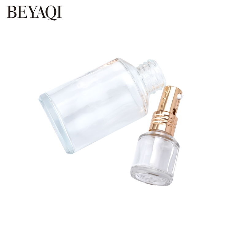 Empaquetado cosmético Vidrio al por mayor 15ml 60ml 100ml Botellas de perfume de niebla Botella cuentagotas 
