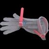 Chainmail Glove Long Cuff With EVA Strap, XXS, XS, S, M, L, XL Six Size