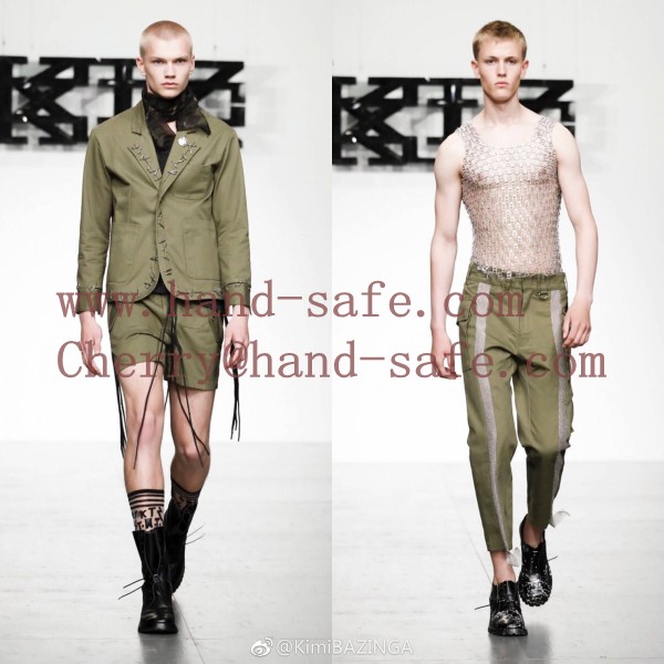 Dubetter ring mesh used on London fashion week 2017