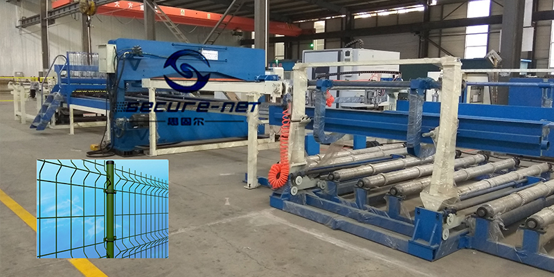 fully automatic 3d panel wire mesh fence welding machine with bending