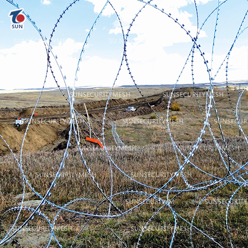 Hot-dip Galvanized Razor Wire