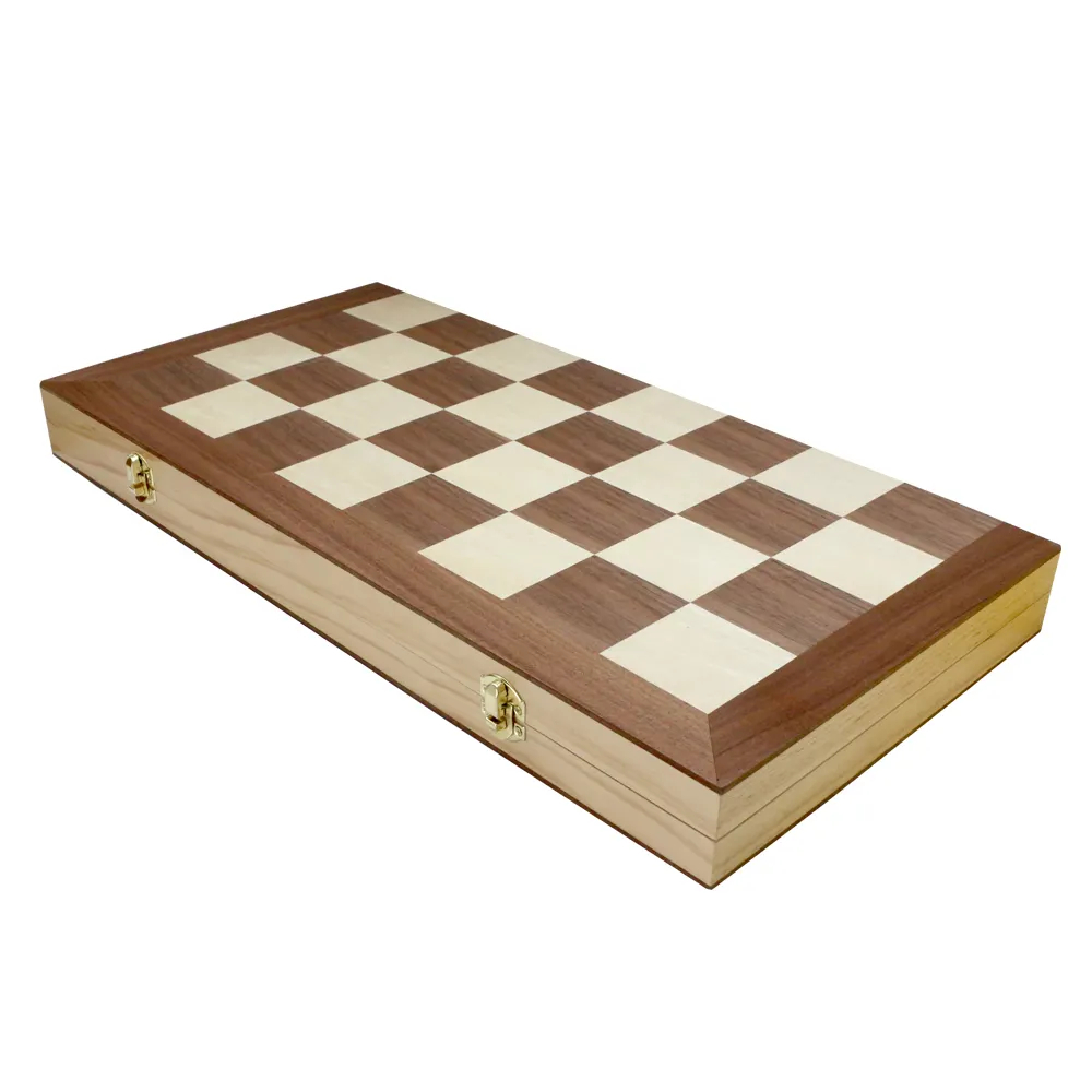  22.5 inches Large Size 53cm Foldable Wooden Chess Set with 9cm King Height Direct from Manufacturer