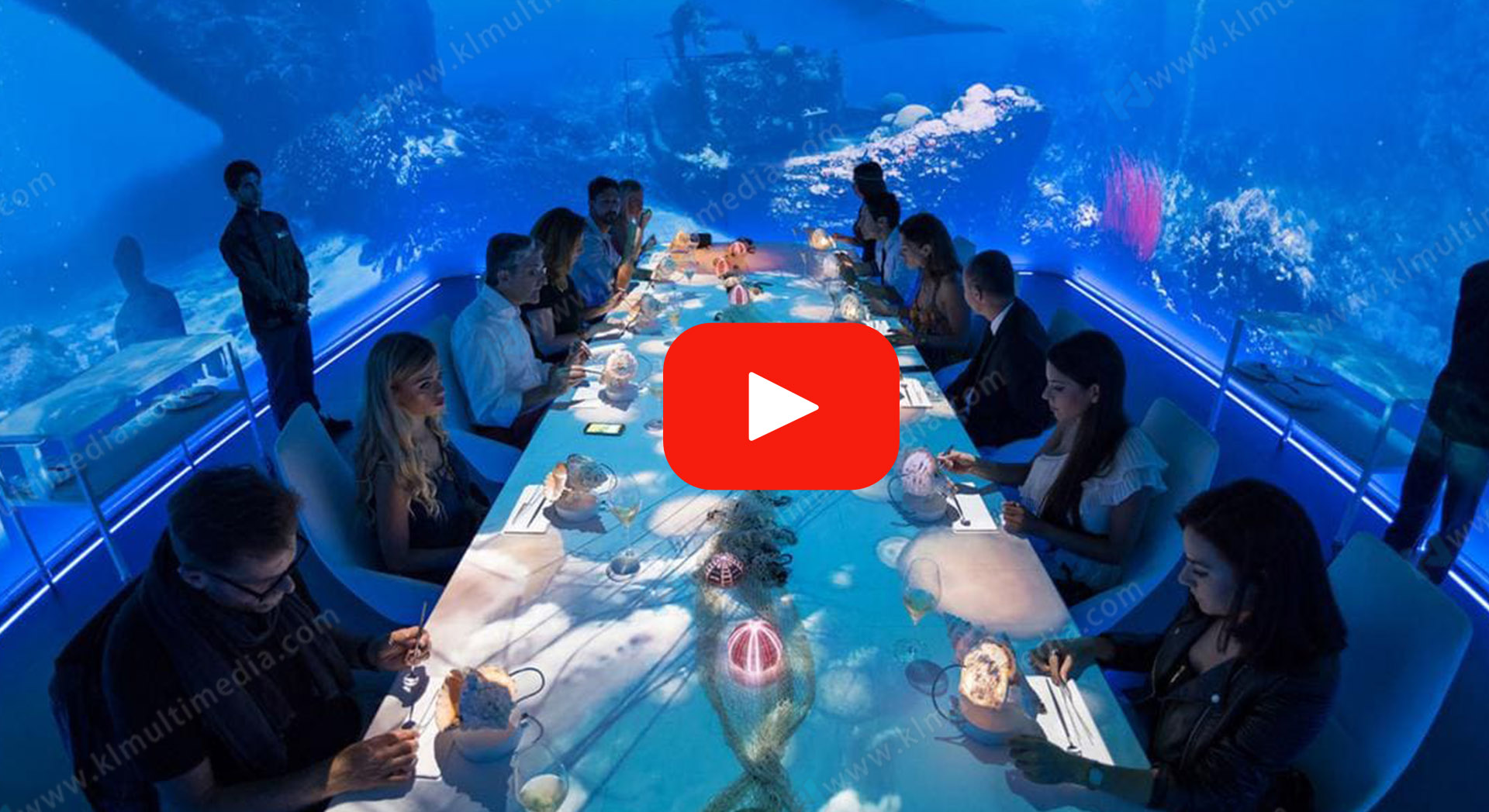 رسم خرائط عرض المطاعم بالفيديو