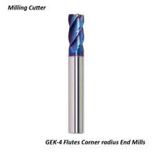 GEK-4 Flutes Corner radius End Mills
