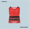 TW-BD-210220 1/2" Dr. 20pcs Air Impact Sockets(Material: CR-MO) 78mmmm