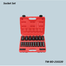 TW-BD-210220 1/2" Dr. 20pcs Air Impact Sockets(Material: CR-MO) 78mmmm
