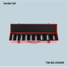 TW-BD-250309 1" Dr. 9pcs Air Impact Sockets(Material: CR-MO) 90mmmm
