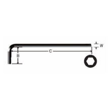 L-type hex key set