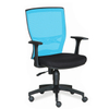 KB-8927 Custom Colorful Moving Office Executive Armchair Fixed armrest Mesh Chair