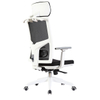 KB-8922AY Mesh High Back Office Chair Computer Desk Task Executive White plastic back with Headrest Ergonomic